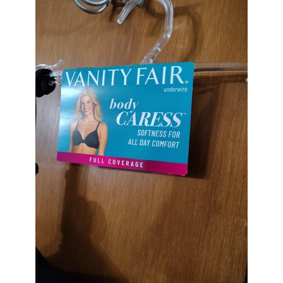 NEW Vanity Fair Body Caress Full Coverage Contour Bra 75335 black 40DD - Picture 4 of 7